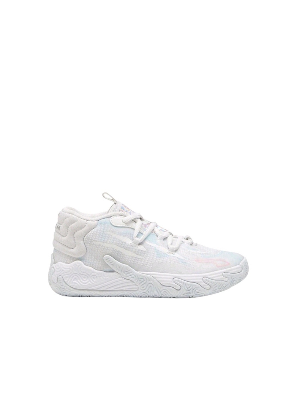 NEW Puma Lamelo Ball Infant Toddler Sz 6c Iridescent White Shoes